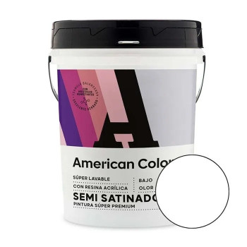 BLANCO X 16LT SEMISATINADO - AMERICAN COLORS