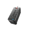 ESTABILIZADOR 8 TOMAS 1200VA/600W C/2USB 220V