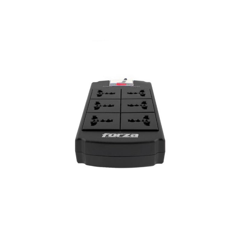 SUPRESOR DE PICOS 6 TOMAS Nema 5-15R universal  - 220V