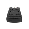 SUPRESOR DE PICOS 6 TOMAS Nema 5-15R universal  - 220V