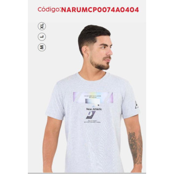 POLO GRIS NEW ATHLETIC - NARUMCP0074A0404