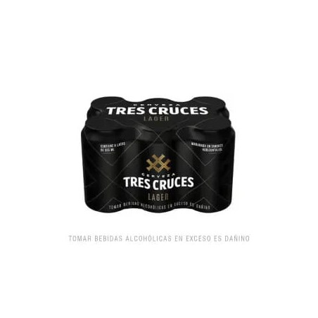 TRES CRUCES LAGER SIX PACK 355ML