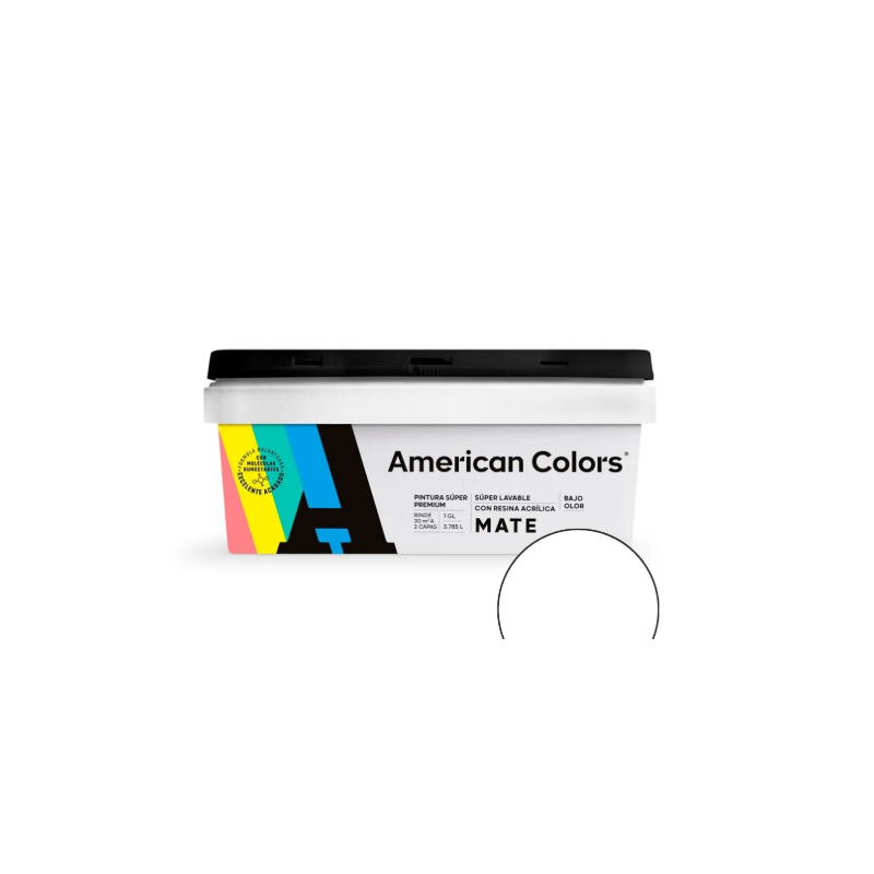 LATEX AMERICAN COLORS MATE - 4LT