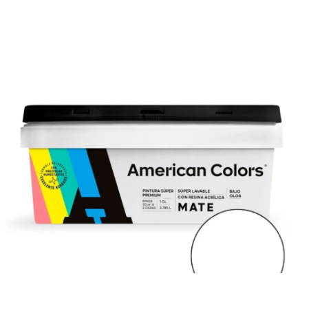 LATEX AMERICAN COLORS MATE - 4LT