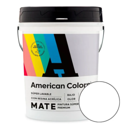 LATEX AMERICAN COLORS MATE - 16LT