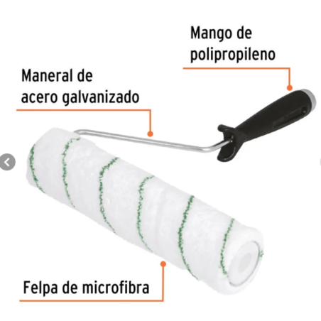 RODILLO 9" MICROFIBRA - TRUPER 13894