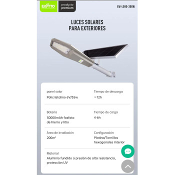FOCO SOLAR EWTTO EW-L090 300W